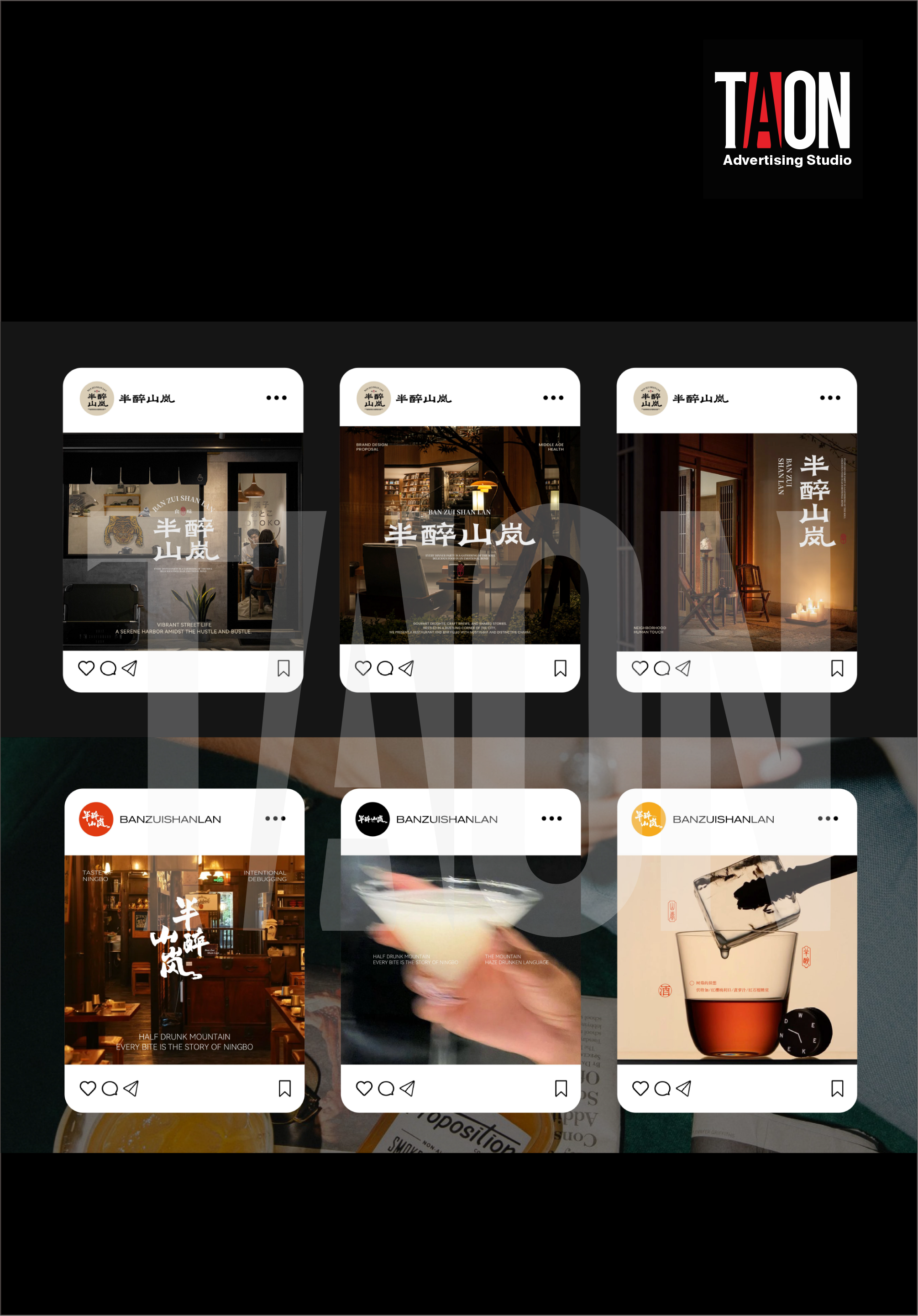 TAON Advertising Case Study - Brand Identity Design Project 2