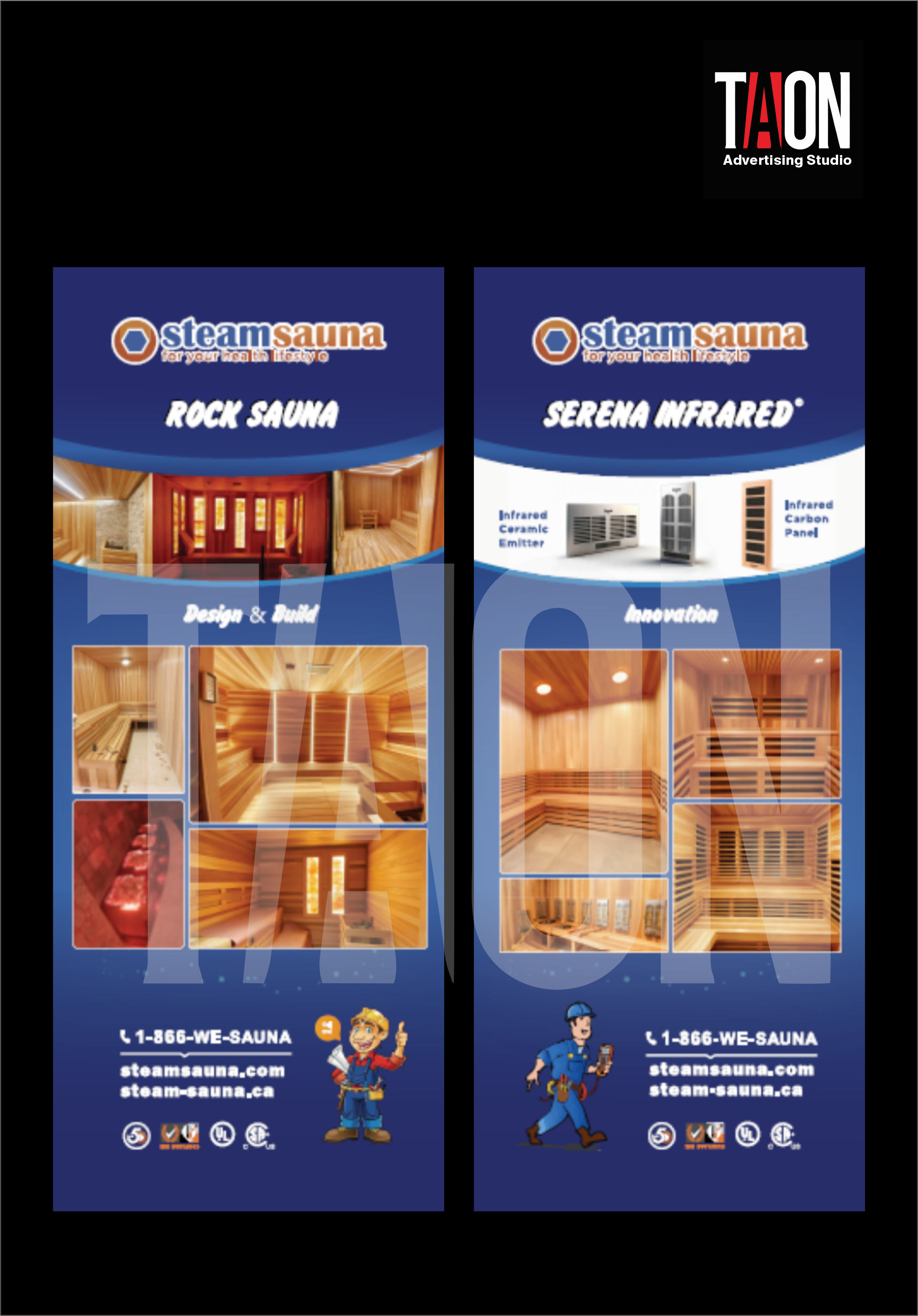 TAON Advertising Case Study - Brand Identity Design Project 4